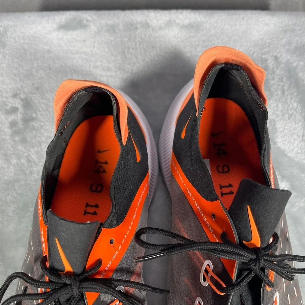 Nike EXP-X14 Mens Size 13 Grey Orange Just Do It Running Shoes AO3095-001